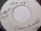 Jacqueline Taieb  EP 7 heures du matin IMP 200.008 Test Pressing