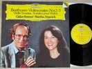 MARTHA ARGERICH & GIDON KREMER sonatas BEETHOVEN 1stPress 1985 DGG DIGITAL MINT