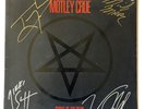 Motley Crue FULLY SIGNED Shout At The Devil Vinyl LP VG ++
