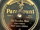 BLIND LEMON JEFFERSON PARAMOUNT Old Rounder Blues/ Begin Back