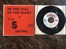 1956 The Five Satins “ In The Still Of The Night” Ember 45 rpm EP Doo Wop Group