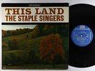 Staple Singers - This Land LP - Riverside - R&B Gospel Mono DG