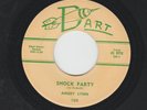 HALLOWEEN MONSTERS SCREAM ROCK 45- AMERY LYNN - SHOCK PARTY -HEAR 1959 TX DART