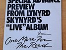 LYNYRD SKYNYRD live FREE BIRD + 2 MCA PROMO Yellow 12