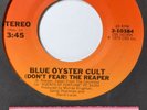 Blue Oyster Cult Don't Fear the Reaper RARE Jukebox Title Strip & 45 7