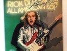 Autographed   Rick Derringer LP All American Boy - NO vinyl