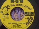 BURT WARD Boy Wonder I Love You MGM promo ZAPPA garage weirdness novelty. Vg++