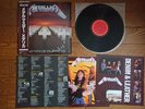 METALLICA Master Of Puppets JAPAN LP w/ Shrink Wrap OBI & Pin-up 28AP-3169