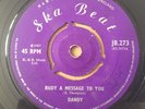 Dandy / Dandy And His Group ‎– Rudy A Message To You  1967 UK SkaBeat  7in