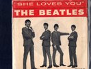 SHE LOVES YOU - BEATLES - SWAN RECORDS - 3 DIFF PRESSINGS W/3 PIC SLEEVES