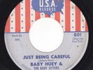 Mod R&B Soul 45 BABY HUEY & BABYSITTERS Just Being Careful / Messin' USA HEAR