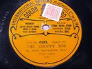1906 John McCormack 1st ODEON Irish Rebel CROPPY BOY/ Snowy breasted Pearl 0212