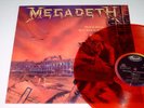 MEGADETH PEACE SELLS... BUT WHO'S BUYING LP RED VINYL ALBUM THRASH METAL X076