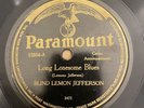 BLUES 78 Blind Lemon Jefferson LONG LONESOME BLUES/GOT THE BLUES Paramount 12354