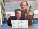 Rare Columbia White Promo Label Stereo 2-LP Bach/Gould/Laredo Violin Sonatas NM
