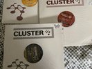 3 x cluster records techno vinyls