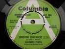 GULLIVERS PEOPLE SOMEHOW SOMEWHERE PSYCH UK COLUMBIA DEMO VINYL IS IN EX COND