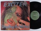 EXCITER Unveiling The Wicked COMBAT LP VG+ with merch inserts z