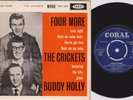 Buddy Holly & The Crickets -Last Night, Rock Me My Baby RARE 1960 UK CORAL EP EX