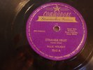 BILLIE HOLIDAY- COMMODORE 78 RPM 7513- STRANGE FRUIT / FINE AND MELLOW - LISTEN