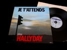 JOHNNY HALLYDAY/JE T'ATTENDS/RARE MAXI 45T/PHILIPS/FRENCH PRESS