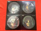 4 x KISS - ALL BAND MEMBERS - Original 1978 PICTURE DISC LPs - EX - Casablanca