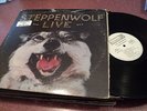 STEPPENWOLF LIVE 2 LP WHITE LABEL PROMO DUNHILL DSD50075  GATEFOLD VINYL VG