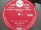 Beethoven Pastoral Symphony No.6 Monteux VPO UK ED1 RCA Living Stereo SB-2065 LP