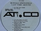Buffalo Springfield-Last Time Around-RARE 1968 US MONO PROMO LP-STUNNING NM