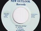 T. DYSON & COMPANY It's All Over / First Time RARE modern soul 45 electro HEAR