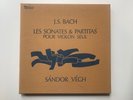 Rare ED1 Sandor Vegh Bach Violin Sonatas 3LP Valois CMB 14 French Stereo, NM