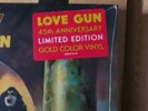 Kiss Love Gun 45th Anniversary Gold Colored Vinyl Record LP new sealed in hand