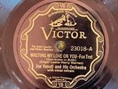 Victor 23018 BIx Beiderbecke Orch / Joe Venuti Orch 1930   78 rpm Jazz EE+