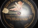 78RPM violin Joska Szigeti, piano Henry Bird, Hubay, Bach, Gramophone