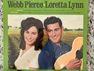 Webb Pierce & Loretta Lynn - SEALED OG Vinyl LP, MCA Records, 734585