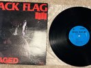 Black Flag Damaged 1981 LP Vinyl 1st Pressing Anti Parent Sticker 9502 SST