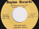 DAY-TONS A Broken Heart RARE sweet soul 45 Broad Jumping FUNK crossover HEAR