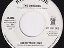 DYNAMICS I Need Your Love STUNNING COND rare orig US 45 northern soul LISTEN