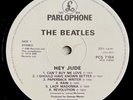 THE BEATLES -Hey Jude-  UK Final 1991 Press, With Black On White Label