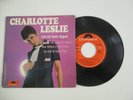 HYPER RARE 45T SIXTIES CHARLOTTE LESLIE  UN TITRE  CENSURE  PAR LES RADIOS