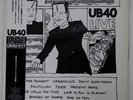 UB40 LIVE DEP VIL-6034 JAPAN OBI VINYL LP