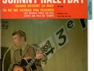 JOHNNY HALLYDAY -  Quand revient la nuit - 45 T Philips - 437.054 - Languette