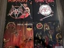 SLAYER Vinyl lp Hell Awaits,Show No Mercy,Reign in blood, Haunting the Chapel NS