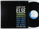 Cannonball Adderley - Somethin' Else LP - Blue Note BLP 1595 Mono RVG Ear NY USA