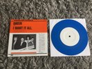 Queen “I Want It All” 1990’s? Blue Vinyl 7 inch re-issue + Insert