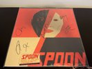 Spoon Lucifer On The Sofa Signed Orange Colored Vinyl LP
