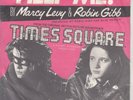 ROBIN GIBB & MARCY LEVY  Help Me  (Times Square) PICTURE SLEEVE 7