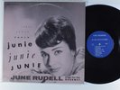 JUNE RUDELL Sings For The Gourmet VIDO LP VG+ autographed b