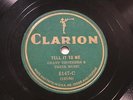 COUNTRY GRANT BROTHERS TENNEVA RAMBLERS Tell It To Me CLARION 5147 COCAINELIQUOR