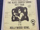 The Alice Cooper Show 1972 Tour Live at the Hollywood Bowl Rare Vinyl LP